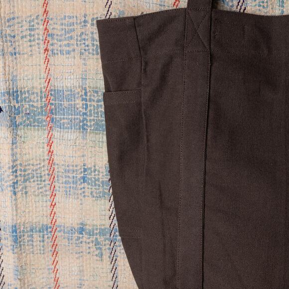 Brown upcycled carhartt tote bag - Picture 7 of 8